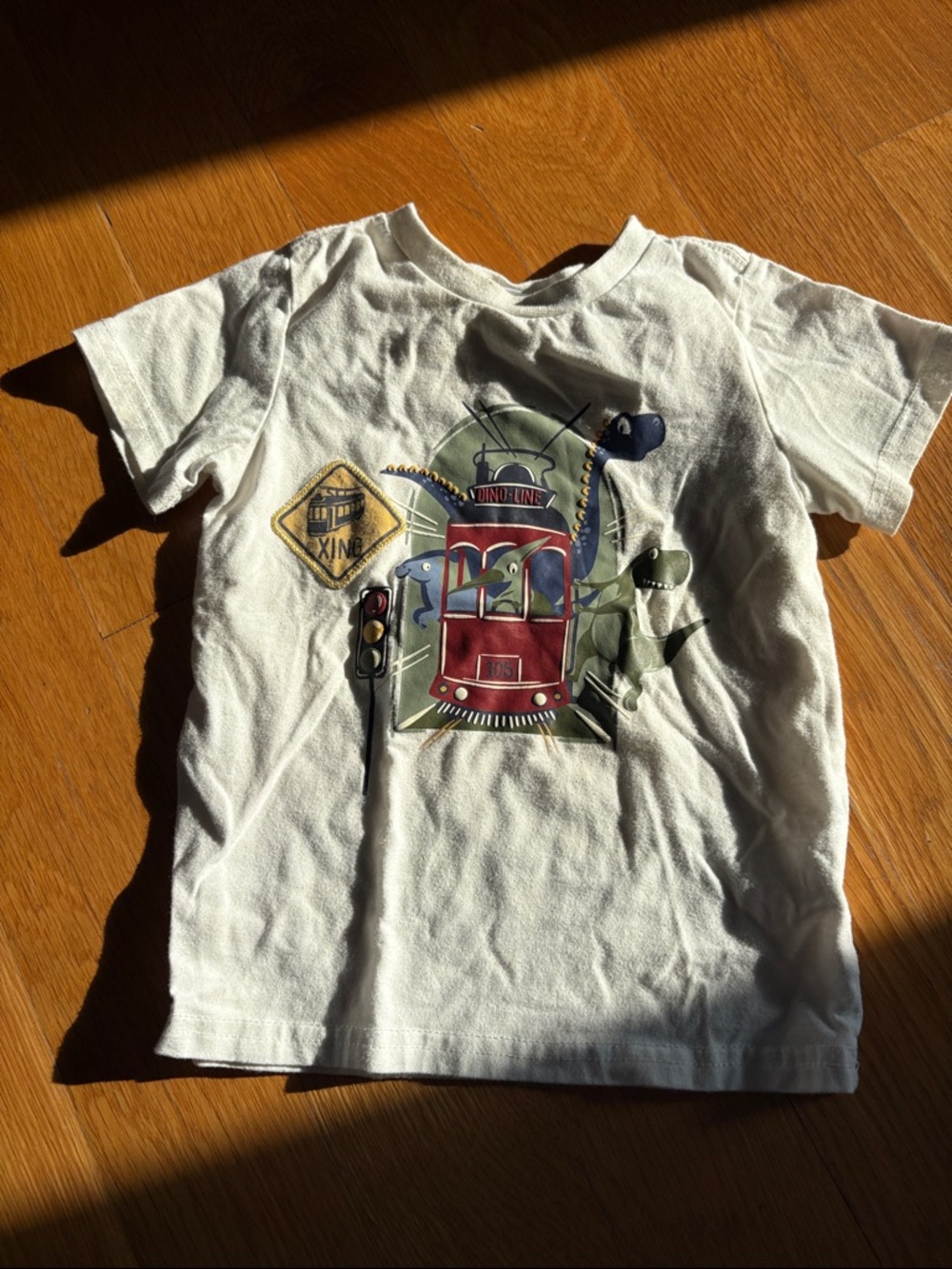 Tommy Bahama Off-white Short Sleeve Graphic Dino Tee